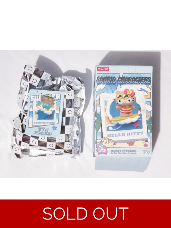 Miniso Sanrio Characters Surfing Ornament Toy Figure